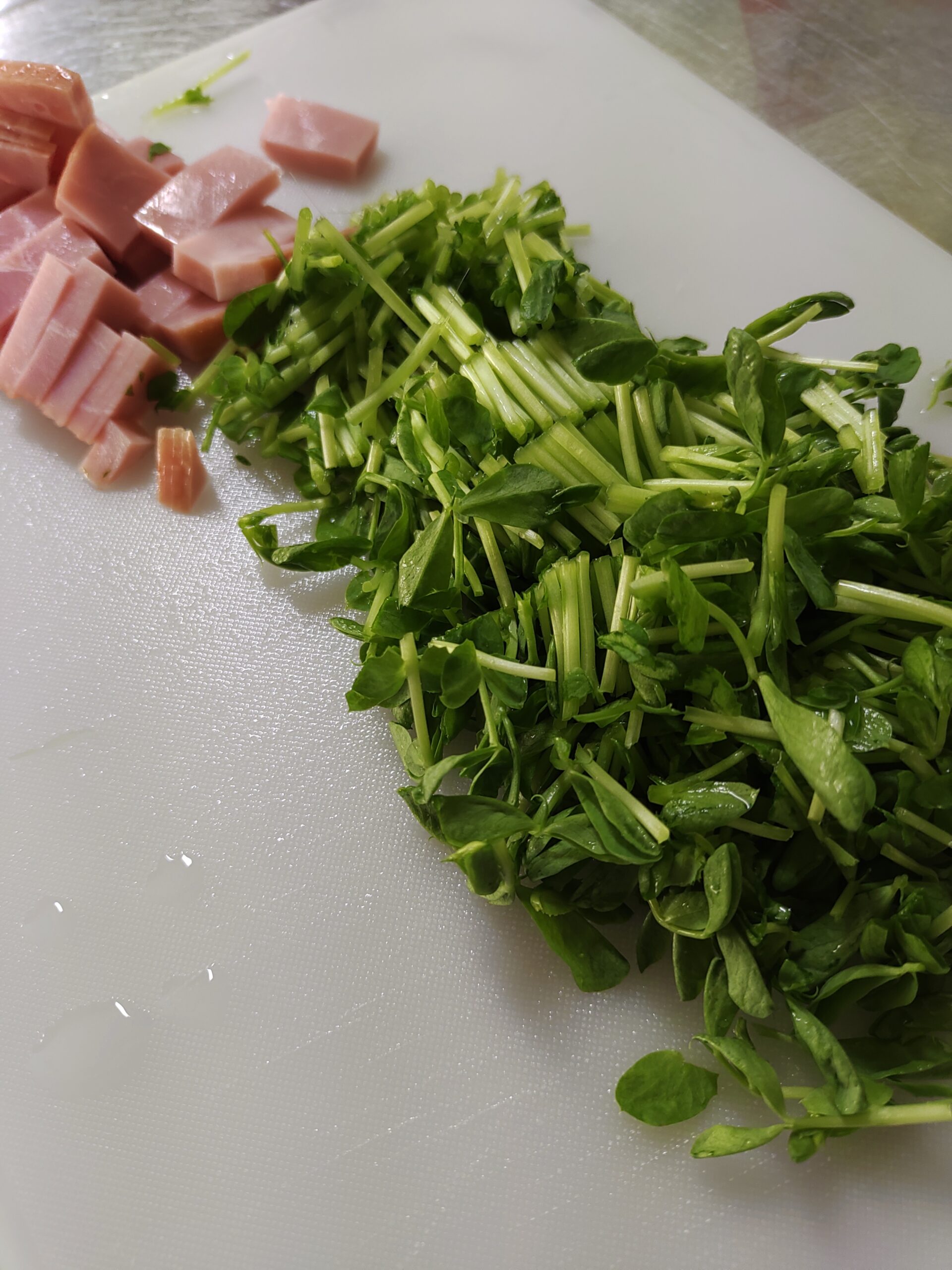 きざんだ豆苗